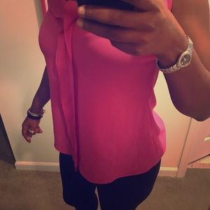 Banana Republic Sleeveless Pink Shirt